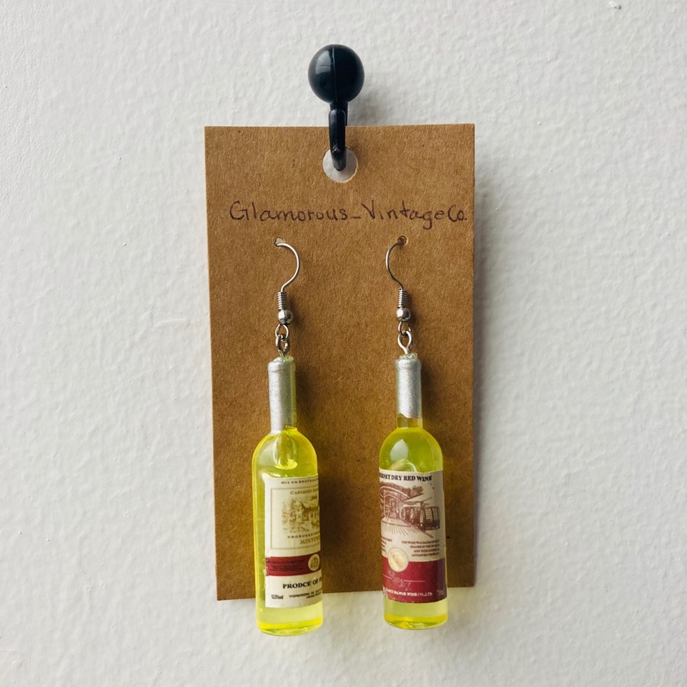 Wine Bottle Earrings